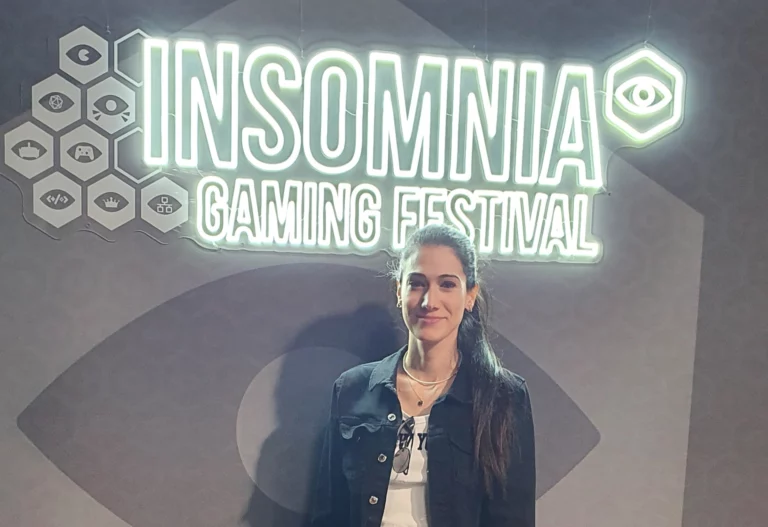 Fida Zourob - Insomnia Gaming Festival Blog post